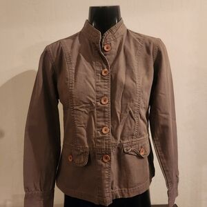 A.L.C. Khaki Button-Up Jacket